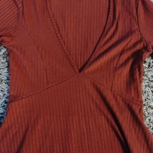 Burnt Orange Dress 🍊